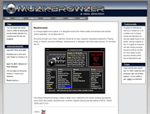 Tablet Screenshot of muzikbrowzer.com